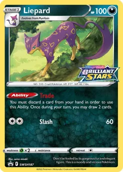 SWSH Black Star Promos Liepard Pokémon card